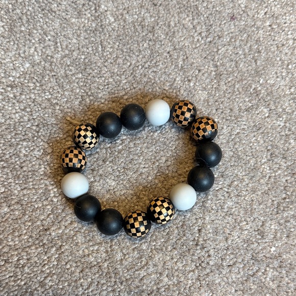 Jewelry - Stretch Black, brown and gray Beaded Bracelet